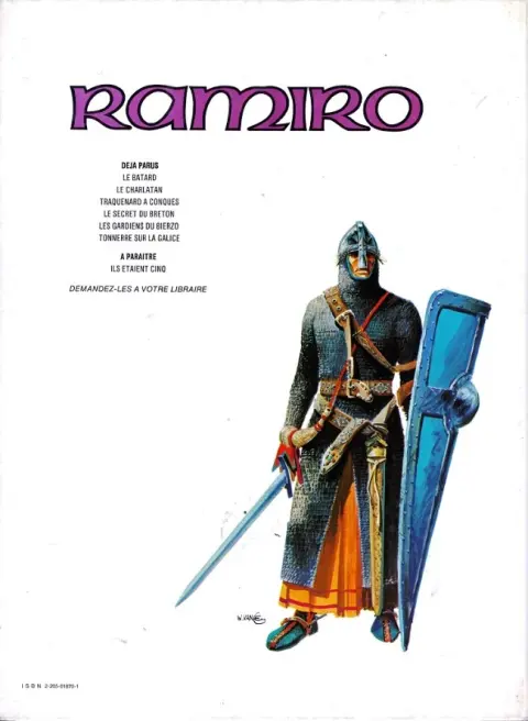 Verso de l'album Ramiro Tome 6 Tonnerre sur la Galice : Mission pour Compostelle 4