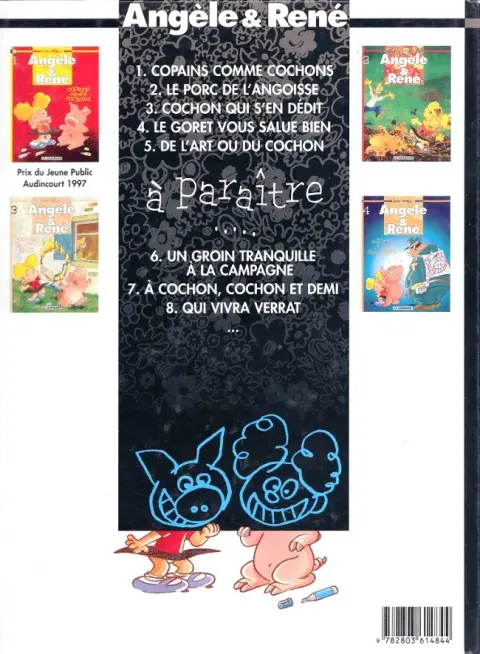 Verso de l'album Angèle & René Tome 5 De l'art ou du cochon