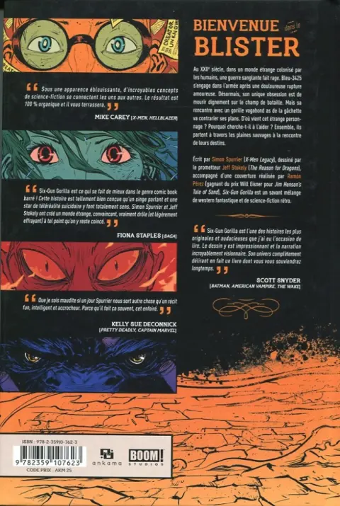 Verso de l'album Six-Gun Gorilla