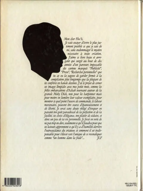 Verso de l'album Un homme dans la foule