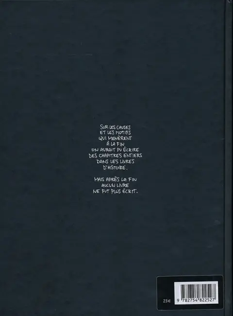 Verso de l'album La Terre des fils