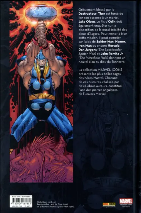 Verso de l'album Thor Tome 1