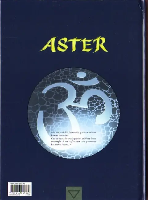 Verso de l'album Aster Tome 4 Tattva