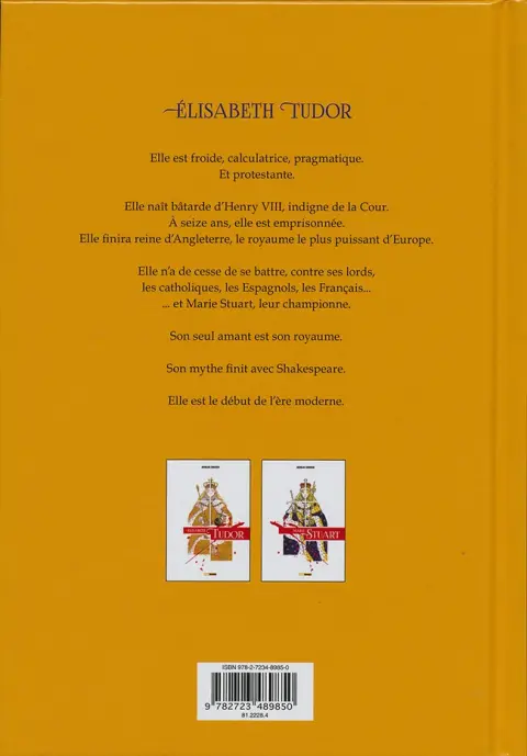 Verso de l'album La Vierge et la Putain Élisabeth Tudor