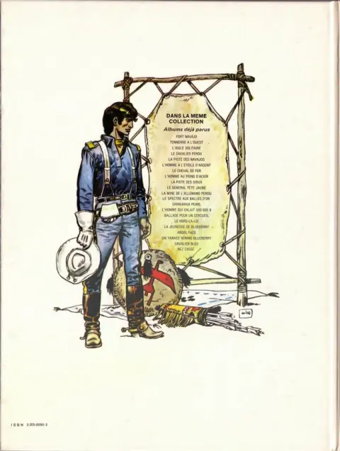 Verso de l'album Blueberry Tome 10 Général Tête Jaune