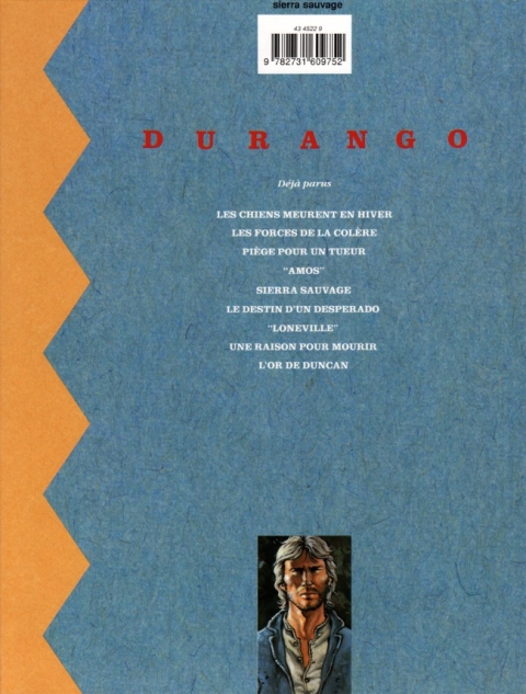 Verso de l'album Durango Tome 5 Sierra sauvage