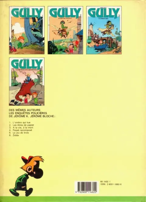 Verso de l'album Gully Tome 3 Le poisson bleu