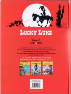 Verso de l'album Lucky Luke L'Intégrale Volume 3 1952-1956