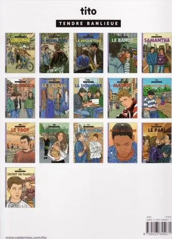 Verso de l'album Tendre banlieue Tome 1 Virginie