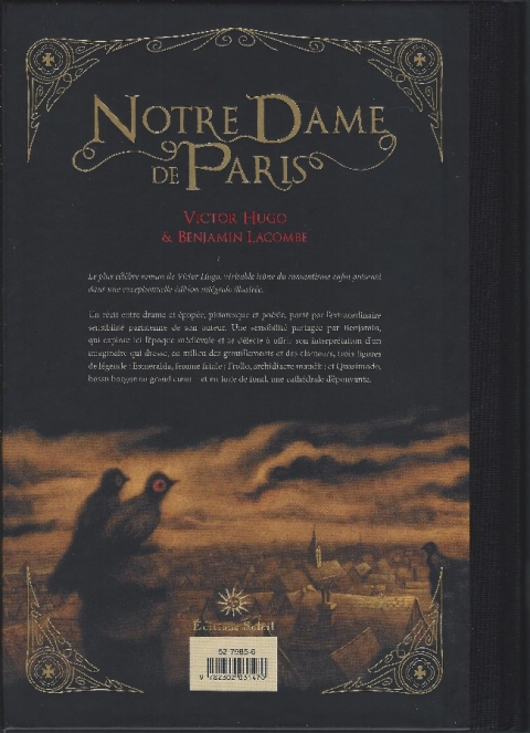 Verso de l'album Notre Dame de Paris