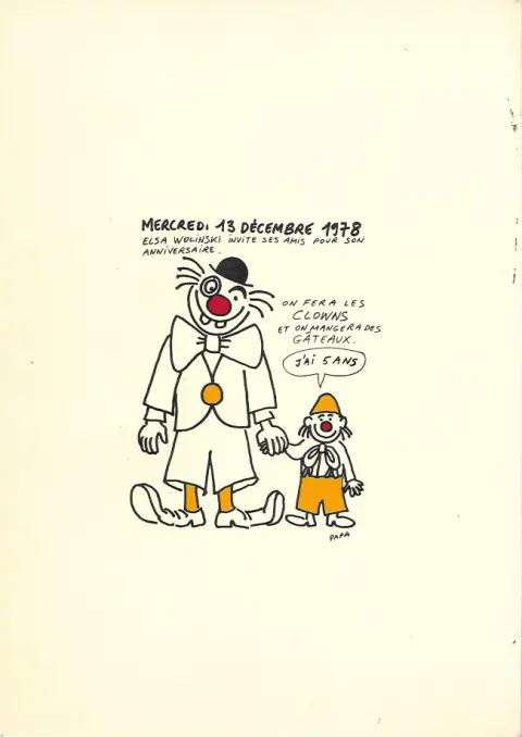 Verso de l'album N'importe quoi Dessins inconnus 1948 78