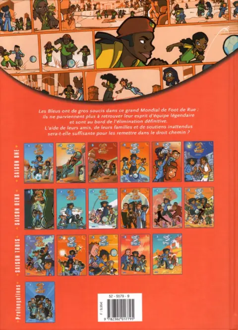 Verso de l'album Foot 2 rue Tome 17 L'esprit d'équipe