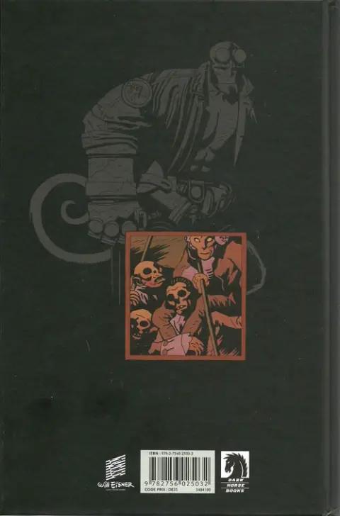 Verso de l'album Hellboy Tome 11 L'Homme tordu