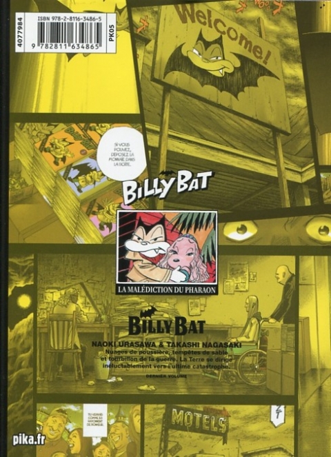 Verso de l'album Billy Bat 20