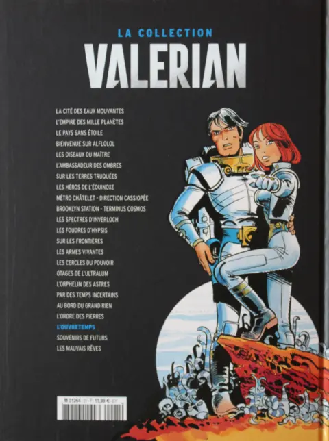 Verso de l'album Valérian Tome 21 L'Ouvretemps