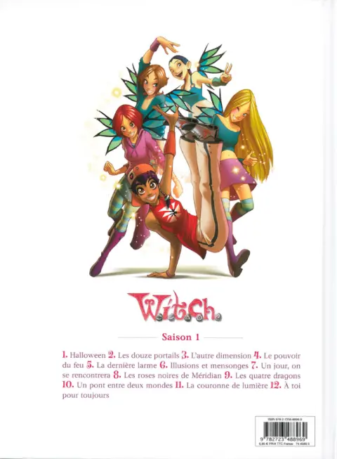 Verso de l'album W.I.T.C.H. Tome 11 La Couronne de Lumière
