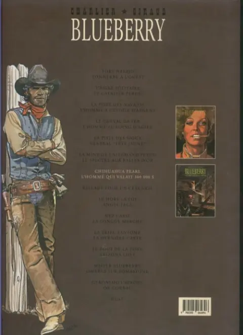Verso de l'album Blueberry Intégrale Le Soir Volume 7