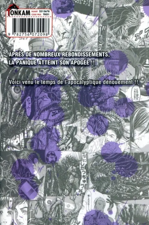Verso de l'album Hakaiju 13