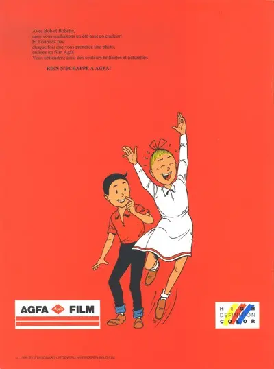 Verso de l'album Bob et Bobette (Publicitaire) L'épée égarée