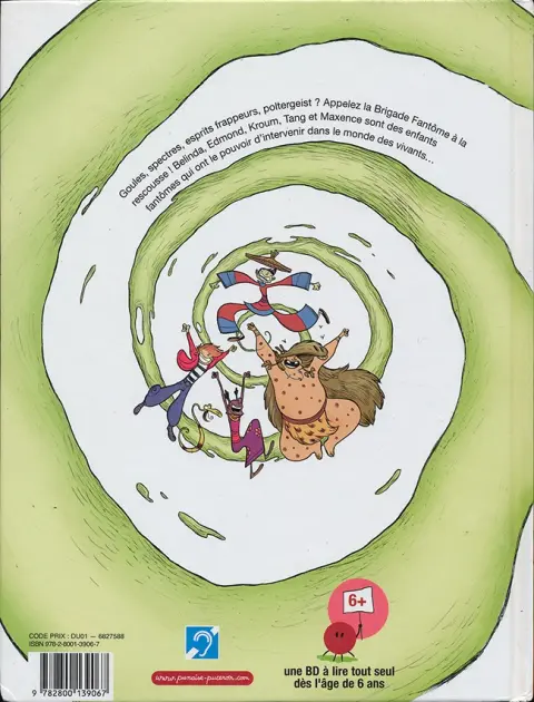 Verso de l'album Brigade fantôme Tome 1 Ribambelle pour une poubelle
