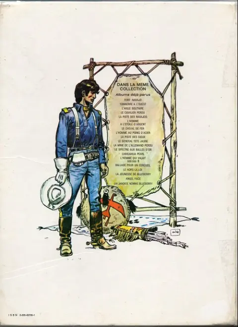 Verso de l'album Blueberry Tome 15 Ballade pour un cercueil
