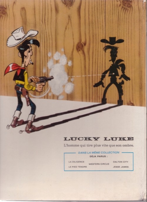 Verso de l'album Lucky Luke Tome 35 Jesse james