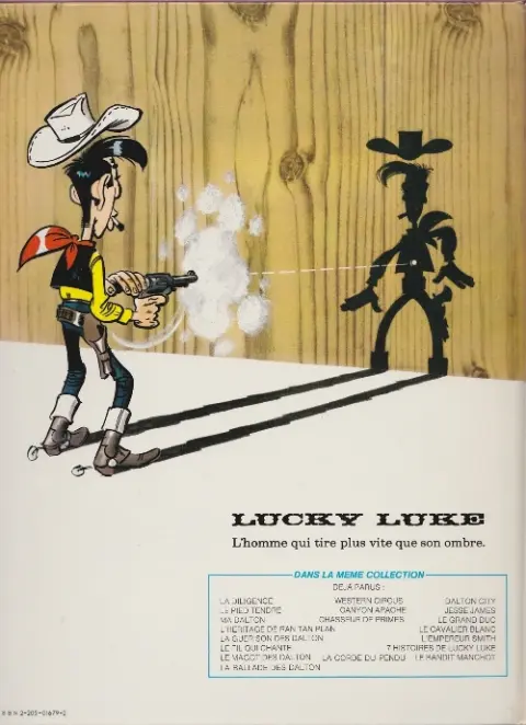 Verso de l'album Lucky Luke Tome 47 Le magot des Dalton