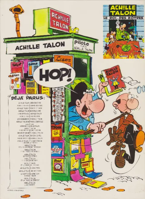 Verso de l'album Achille Talon Tome 20 Viva Papa !