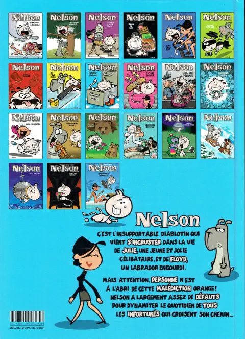 Verso de l'album Nelson Tome 9 Fainéant génétique