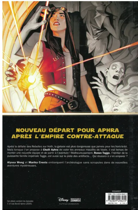 Verso de l'album Star Wars - Docteur Aphra Tome 1
