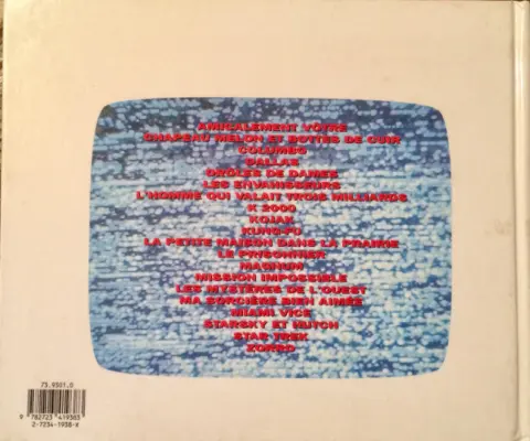 Verso de l'album Fan de séries