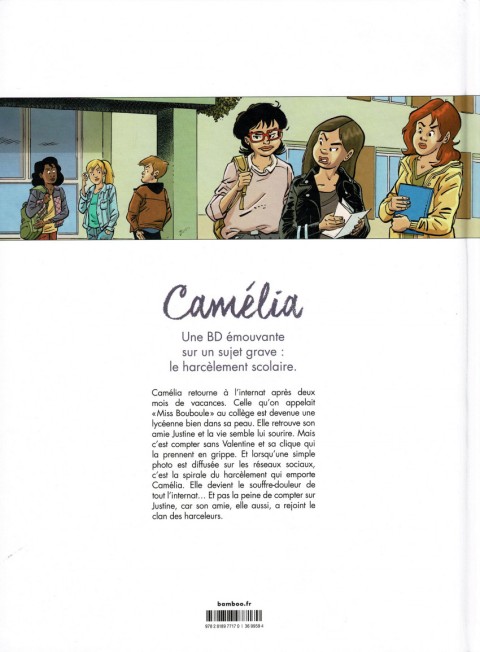 Verso de l'album Camélia Face à la meute