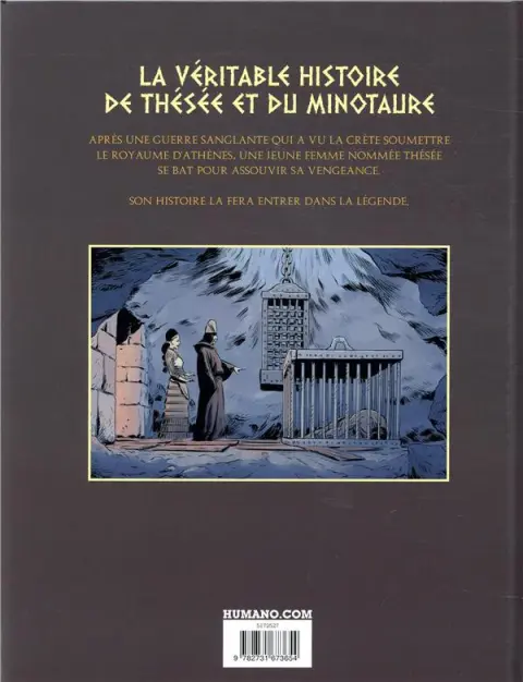 Verso de l'album Le feu de Thésée Tome 2 Vaincre