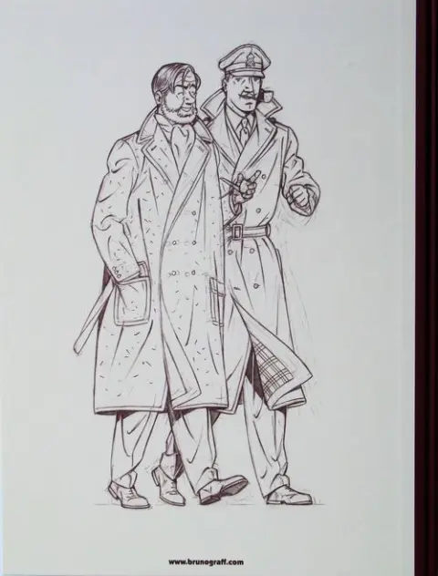 Verso de l'album Blake et Mortimer La Malédiction des trente deniers
