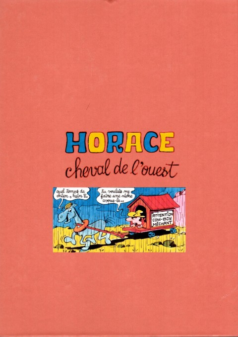 Verso de l'album Horace Intégrale Volume 5
