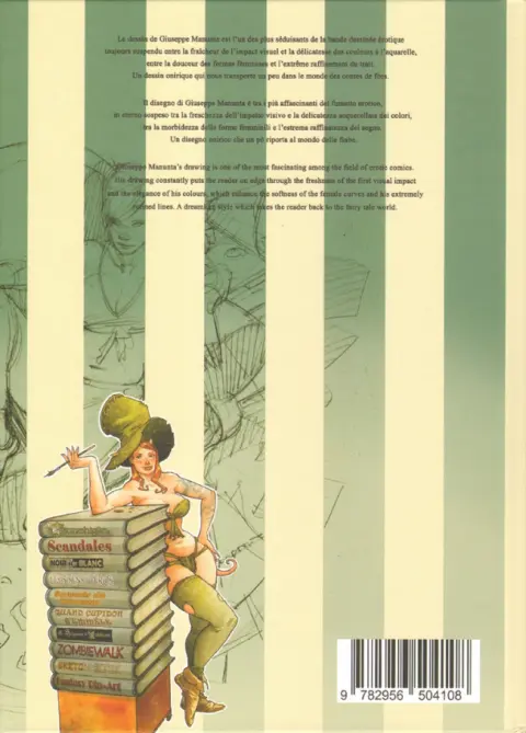 Verso de l'album 25th Anniversary of Comics