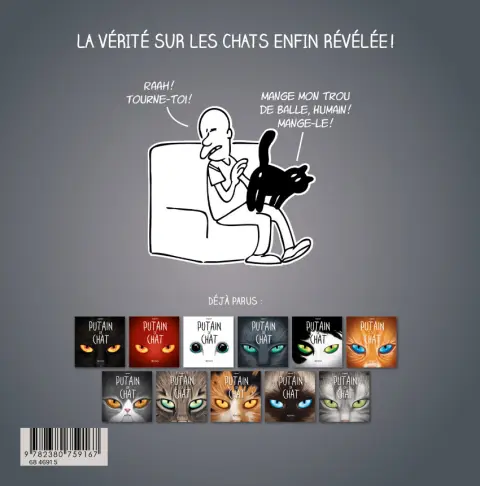 Verso de l'album Putain de chat Best of