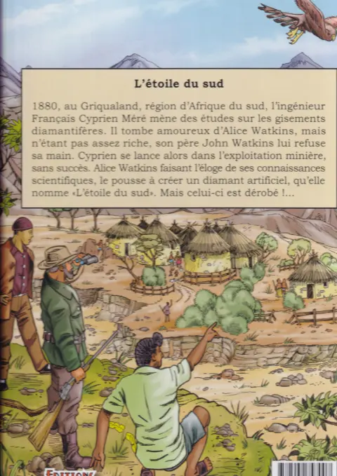 Verso de l'album Jules Verne et ses voyages Tome 5 L'Etoile du Sud