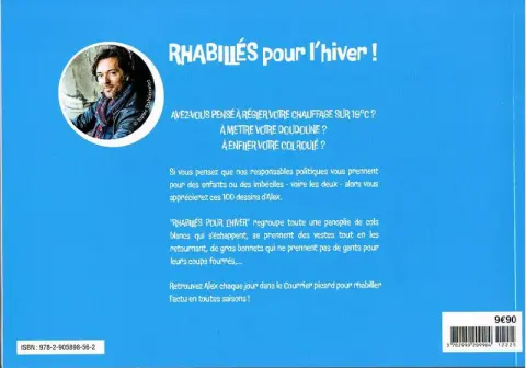 Verso de l'album Rhabillés pour l'hiver ! La rétro 2022 en 100 dessins