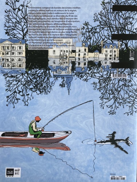 Verso de l'album L'appel du fleuve La Loire en bande dessinée