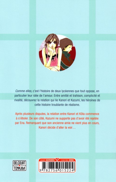 Verso de l'album Comme elles 06