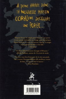 Verso de l'album Coraline