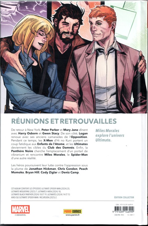 Verso de l'album Ultimate Universe 12