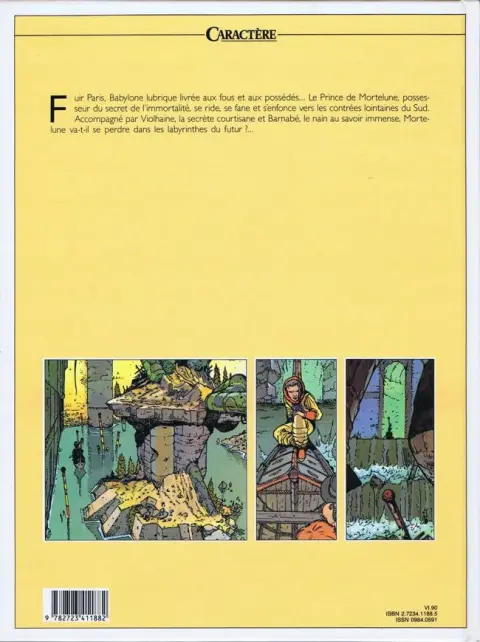 Verso de l'album Les eaux de Mortelune Tome 4 Les yeux de Nicolas