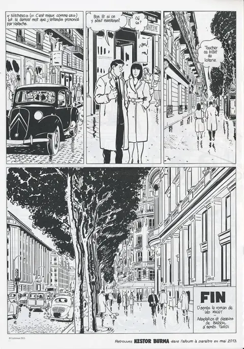 Verso de l'album L'Étrangleur - Nestor Burma Tome 6 Boulevard... Ossements (3)
