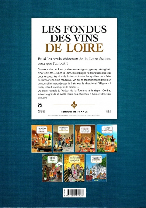 Verso de l'album Les Fondus du vin Tome 7 Loire