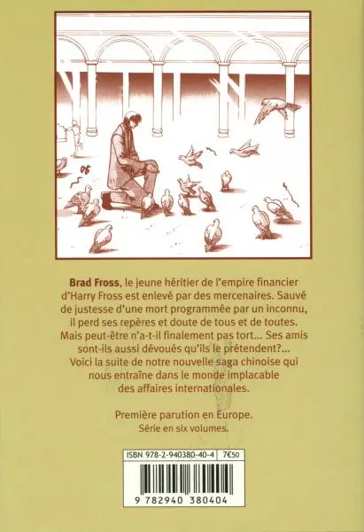 Verso de l'album Golden man Tome 2