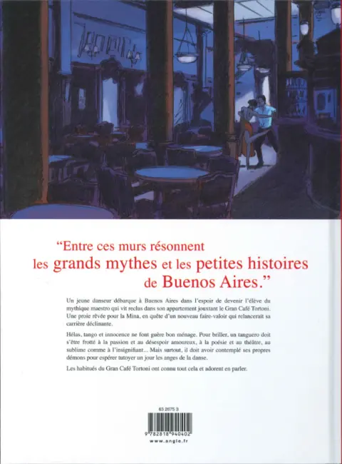 Verso de l'album Gran café Tortoni