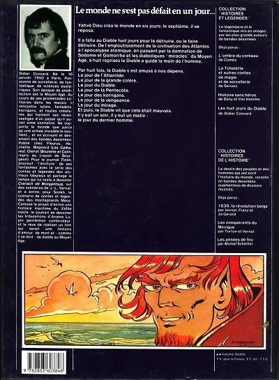 Verso de l'album Les Huit jours du diable