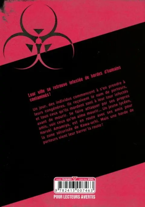 Verso de l'album Infection 2